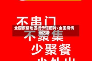 全国疫情地区提示语图片/全国疫情地区表