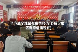 毕节威宁地区有疫情吗(毕节威宁地区有疫情吗现在)
