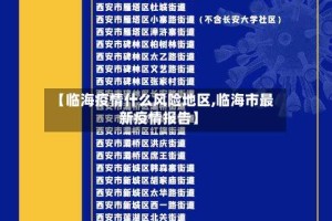 【临海疫情什么风险地区,临海市最新疫情报告】