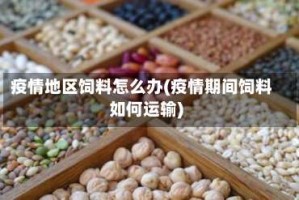 疫情地区饲料怎么办(疫情期间饲料如何运输)