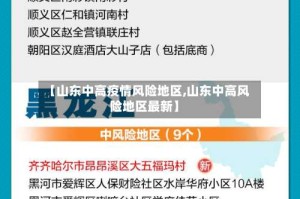 【山东中高疫情风险地区,山东中高风险地区最新】