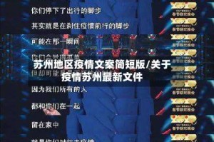 苏州地区疫情文案简短版/关于疫情苏州最新文件