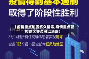 【疫情重点地区多久清零,疫情重点管控地区多久可以消除】