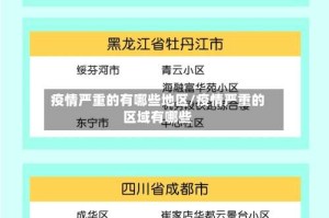 疫情严重的有哪些地区/疫情严重的区域有哪些