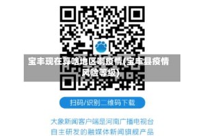 宝丰现在算啥地区啊疫情(宝丰县疫情风险等级)