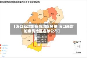 【海口新增加疫情地区名单,海口新增加疫情地区名单公布】