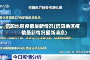信阳地区疫情最新情况(信阳地区疫情最新情况最新消息)