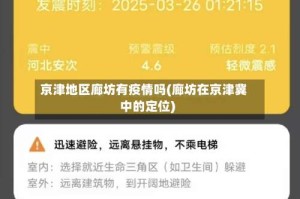 京津地区廊坊有疫情吗(廊坊在京津冀中的定位)