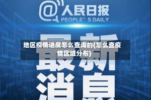 地区疫情进度怎么查询的(怎么查疫情区域分布)