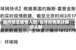 台湾地区疫情人数/台湾疫情累计确诊人数