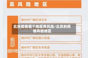 北京疫情哪个地区有风险/北京的疫情风险地区