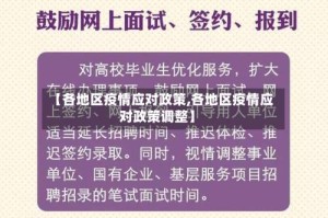 【各地区疫情应对政策,各地区疫情应对政策调整】
