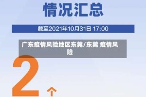 广东疫情风险地区东莞/东莞 疫情风险