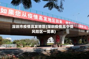 深圳市疫情高发地区(深圳疫情高中低风险区一览表)