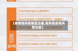 【疫情低风险地区出差,低风险去低风险出差】