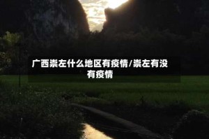 广西崇左什么地区有疫情/崇左有没有疫情