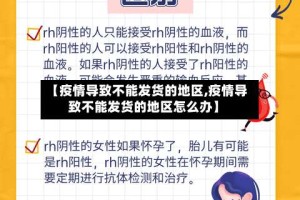 【疫情导致不能发货的地区,疫情导致不能发货的地区怎么办】