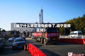 【咸宁什么地区没有疫情了,咸宁是疫区吗】
