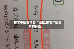 【形容中国疫情各个地区,形容中国疫情的词语】