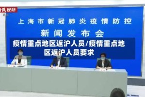 疫情重点地区返沪人员/疫情重点地区返沪人员要求
