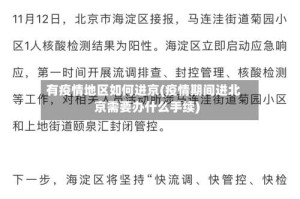 有疫情地区如何进京(疫情期间进北京需要办什么手续)
