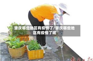 肇庆哪些地区有疫情了/肇庆哪些地区有疫情了呢