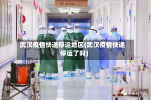 武汉疫情快递停运地区(武汉疫情快递停运了吗)