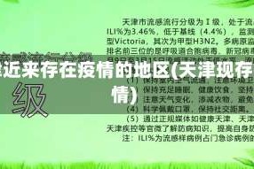 天津近来存在疫情的地区(天津现存疫情)