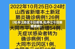【牡丹江地区今日疫情,牡丹江今日新增病例】