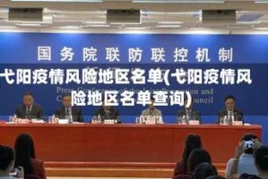 弋阳疫情风险地区名单(弋阳疫情风险地区名单查询)