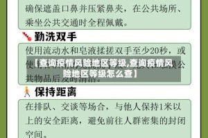 【查询疫情风险地区等级,查询疫情风险地区等级怎么查】