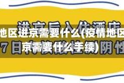 疫情地区进京需要什么(疫情地区进京需要什么手续)