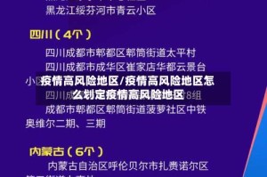 疫情高风险地区/疫情高风险地区怎么划定疫情高风险地区