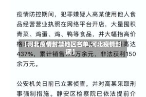 【河北疫情封禁地区名单,河北疫情封闭】