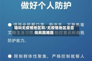 啥叫无疫情地区啊/无疫情地区是否低风险地区