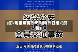 绍兴地区疫情昨天几例(昨日绍兴疫情)