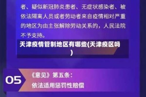 天津疫情管制地区有哪些(天津疫区吗)