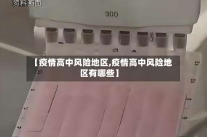 【疫情高中风险地区,疫情高中风险地区有哪些】