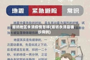 廊坊地区永清疫情怎样(廊坊永清县确诊病例)