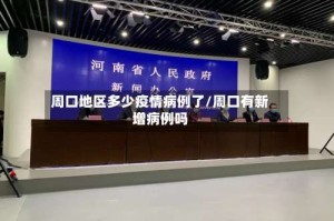 周口地区多少疫情病例了/周口有新增病例吗