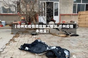 【沧州无疫情地区复工情况,沧州疫情本地宝】