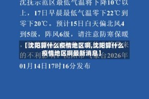 【沈阳算什么疫情地区啊,沈阳算什么疫情地区啊最新消息】