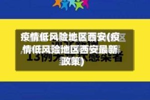 疫情低风险地区西安(疫情低风险地区西安最新政策)