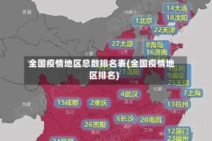 全国疫情地区总数排名表(全国疫情地区排名)