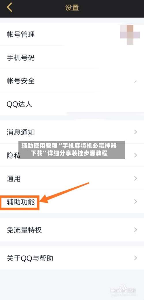 辅助使用教程“手机麻将机必赢神器下载”详细分享装挂步骤教程-第1张图片