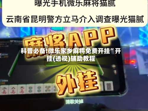 科普必备!微乐家乡麻将免费开挂”开挂(透视)辅助教程-第2张图片