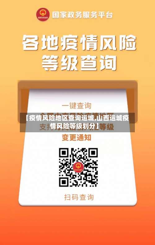 【疫情风险地区查询运城,山西运城疫情风险等级划分】-第1张图片