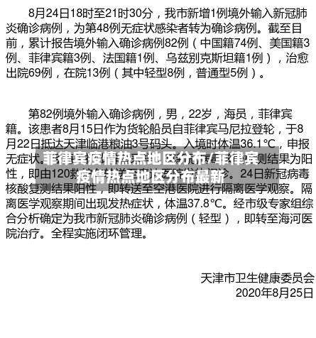 菲律宾疫情热点地区分布/菲律宾疫情热点地区分布最新-第1张图片