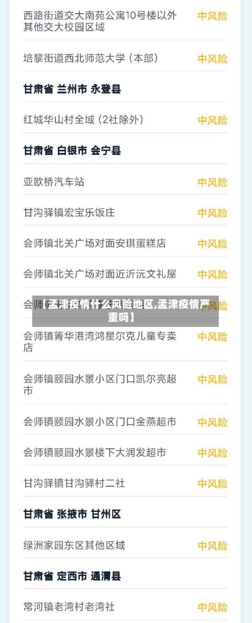 【孟津疫情什么风险地区,孟津疫情严重吗】-第2张图片