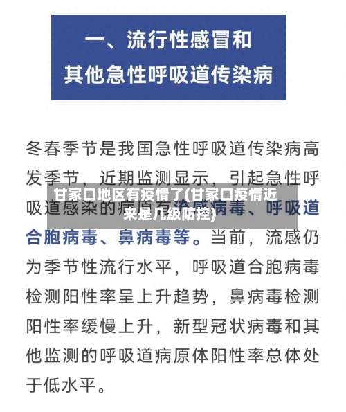 甘家口地区有疫情了(甘家口疫情近来是几级防控)-第2张图片